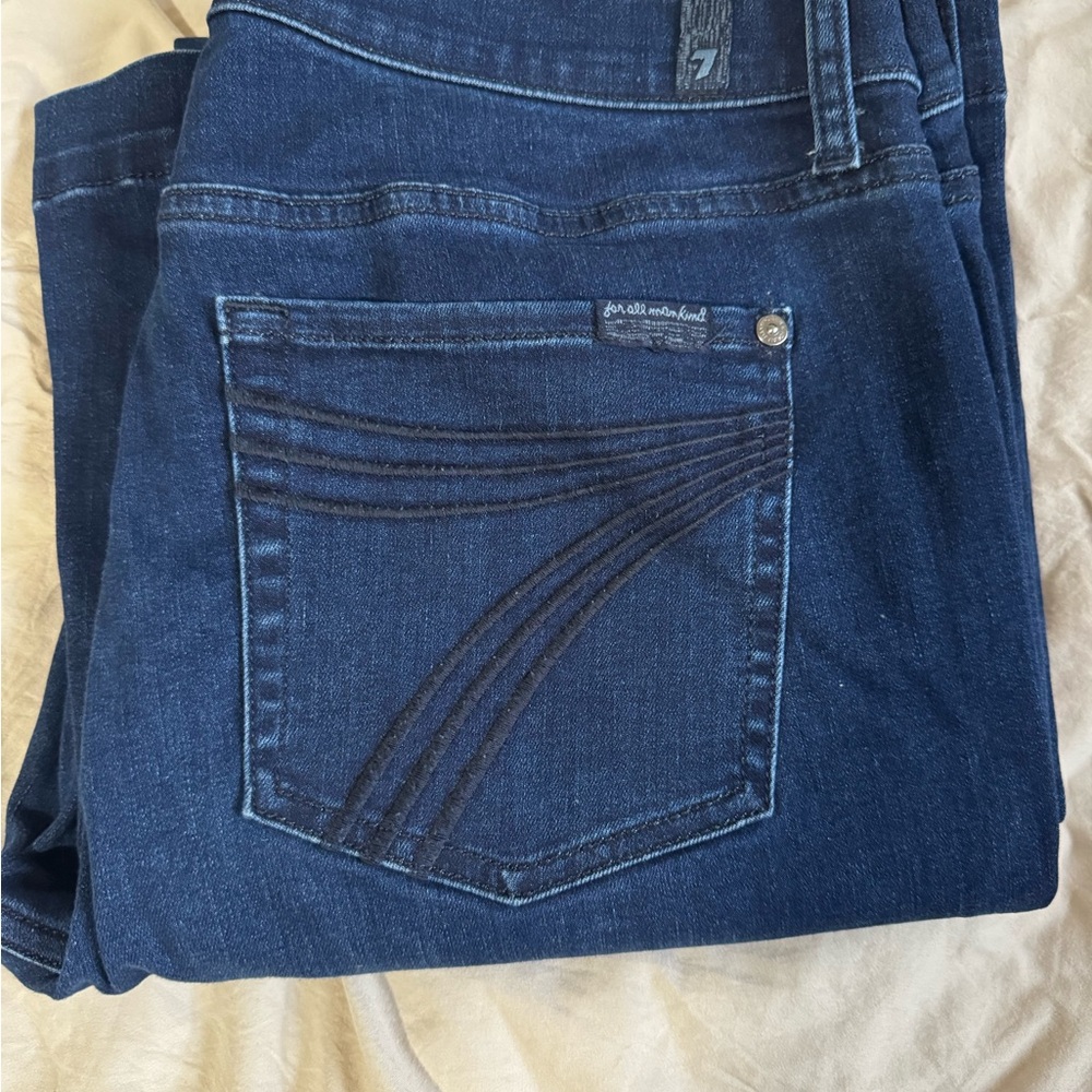 7 For All Mankind Dark Indigo Jeans